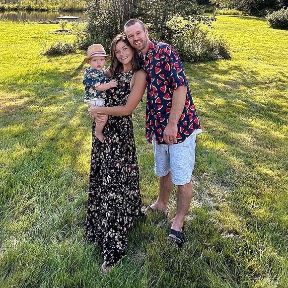 NATURAL LIFE Black Floral Maxi Dress with Pink and Green Accents - Picture 5 of 5